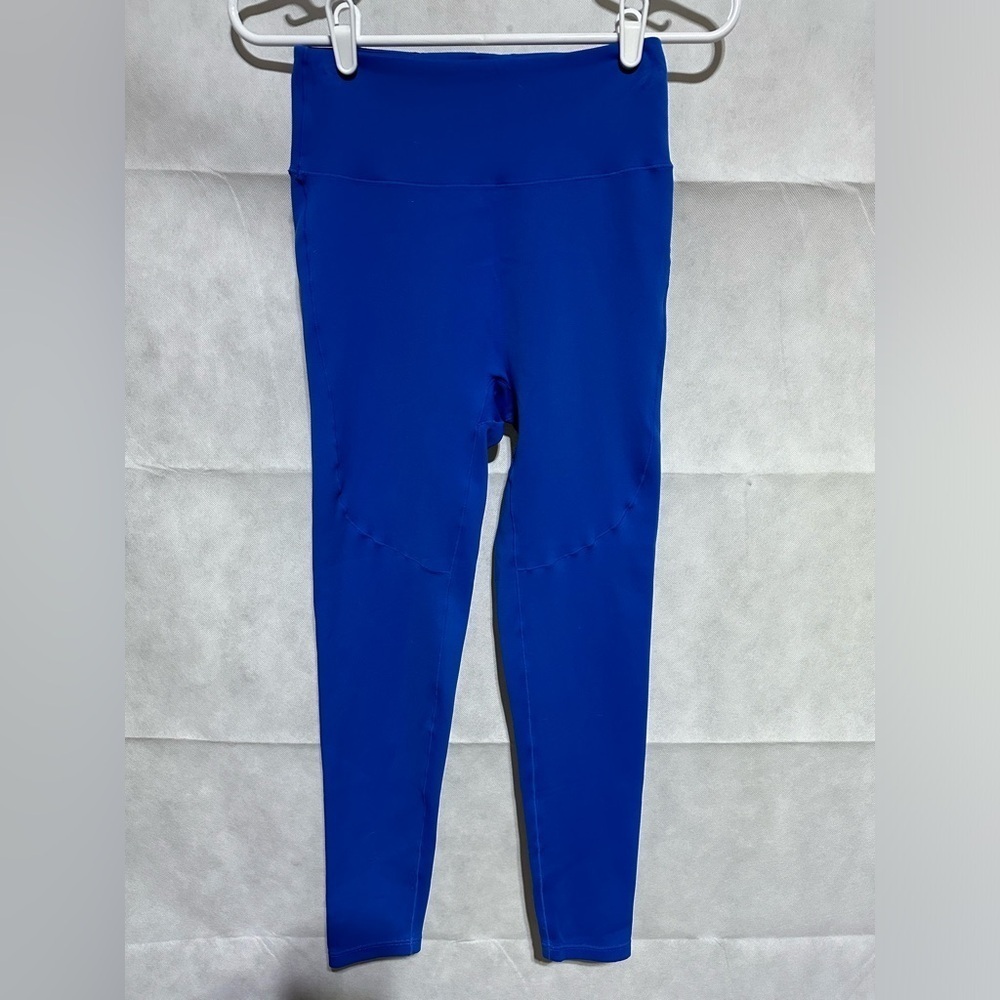 FANKA Beyond Nude Everyday Leggings For Women Size Large Royal Blue Gym Yoga EUC
